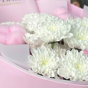 Хризантемы с хлопком