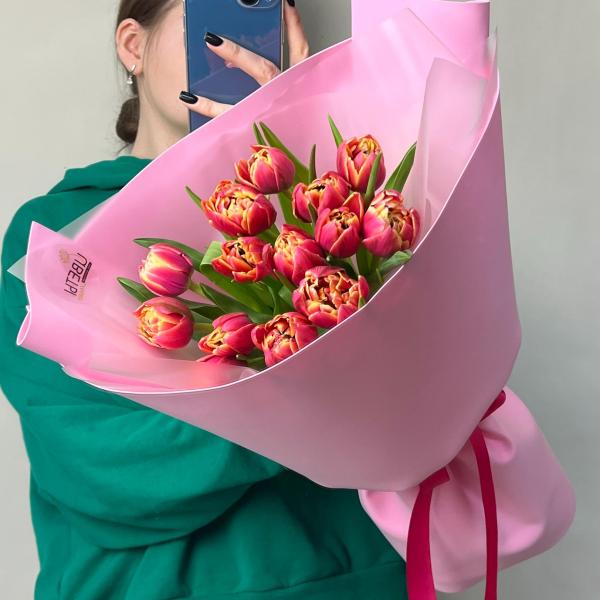 Пионовидные тюльпаны 15 шт