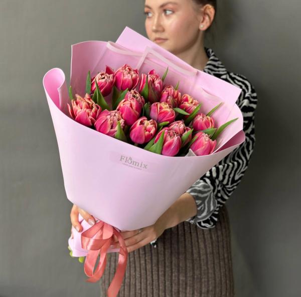 Пионовидные тюльпаны 15 шт