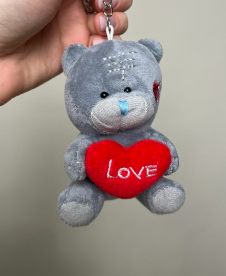 Брелок мишка с любовью