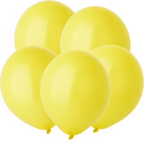 Связка из желтых шаров 5шт