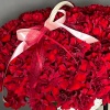 125 кружевных роз в корзине 233