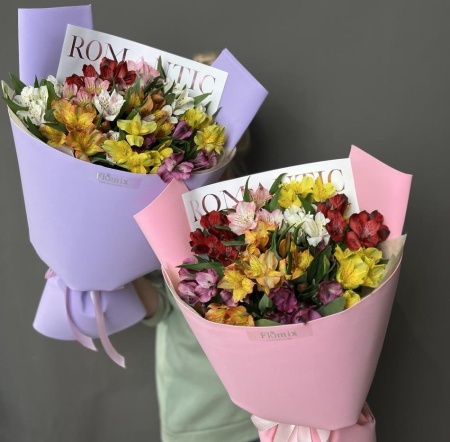 Альстромерии микс 