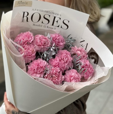 Букет гвоздик с писташью 181 Букет гвоздик с писташью 181