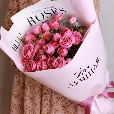 Пионовидные розы "Ты лучшая" 154