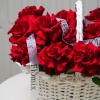 Корзина кружевных роз 063