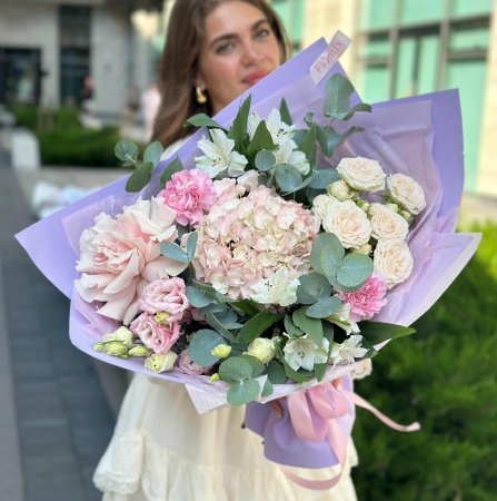 Ассорти букет "Цветочная нежность" 055